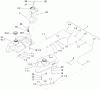 Zerto-Turn Mäher 74273 (Z558) - Toro Z Master Mower, 72" TURBO FORCE Side Discharge Deck (SN: 270002001 - 270666666) (2007) Ersatzteile FUEL SYSTEM AND THROTTLE CONTROL ASSEMBLY