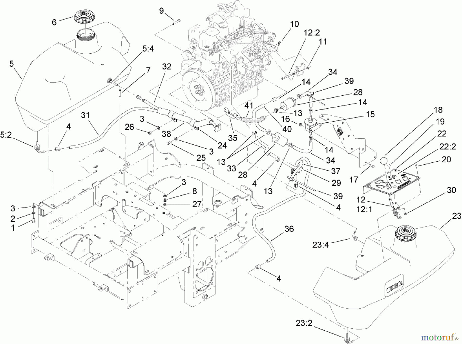  Zerto-Turn Mäher 74274 (Z595-D) - Toro Z Master Mower, 72