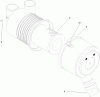 Zerto-Turn Mäher 74274CP (Z580-D) - Toro Z Master Mower, 72" TURBO FORCE Side Discharge Deck (SN: 311000001 - 311999999) (2011) Ersatzteile AIR CLEANER ASSEMBLY NO. 93-2190