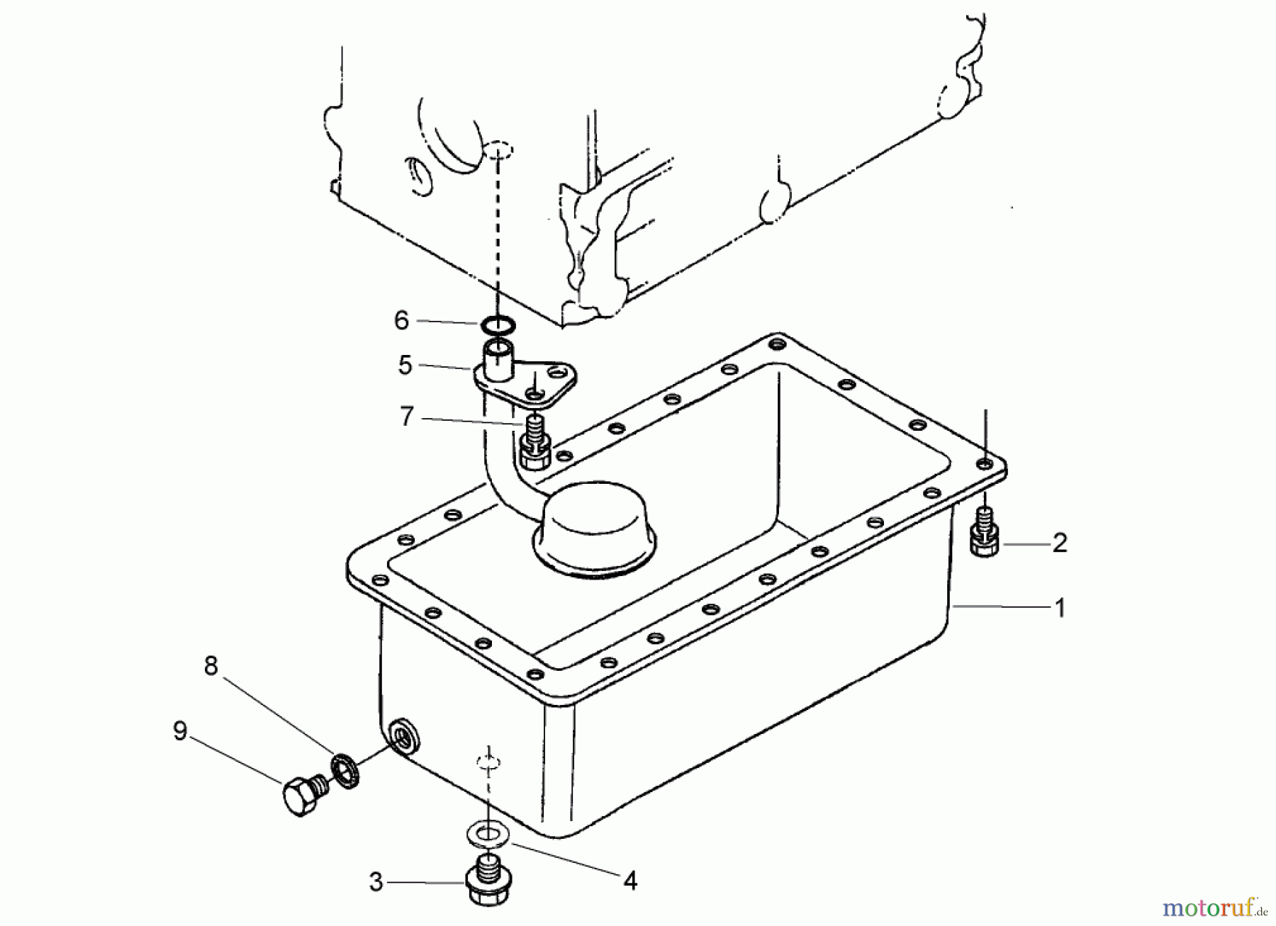  Zerto-Turn Mäher 74279TE (Z580-D) - Toro Z Master Mower, 52 Rear Discharge Deck (SN: 280000001 - 280999999) (2008) OIL PAN ASSEMBLY