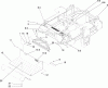 Zerto-Turn Mäher 74279TE (Z580-D) - Toro Z Master Mower, 52 Rear Discharge Deck (SN: 290000001 - 290999999) (2009) Ersatzteile TRACTION FRAME AND FLOOR PAN ASSEMBLY