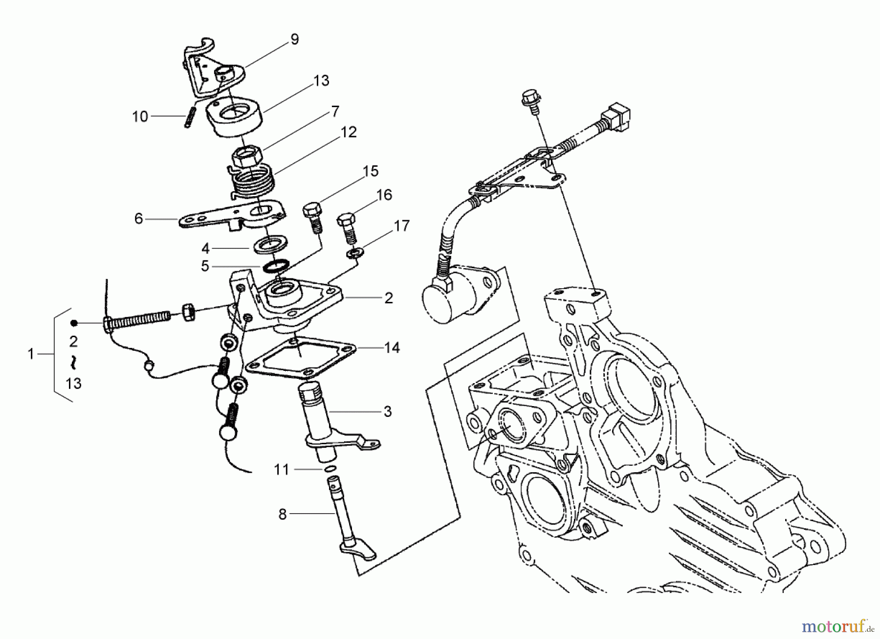  Zerto-Turn Mäher 74279TE (Z593-D) - Toro Z Master Mower, 52 Rear Discharge Deck (SN: 270000001 - 270999999) (2007) SPEED CONTROL PLATE ASSEMBLY