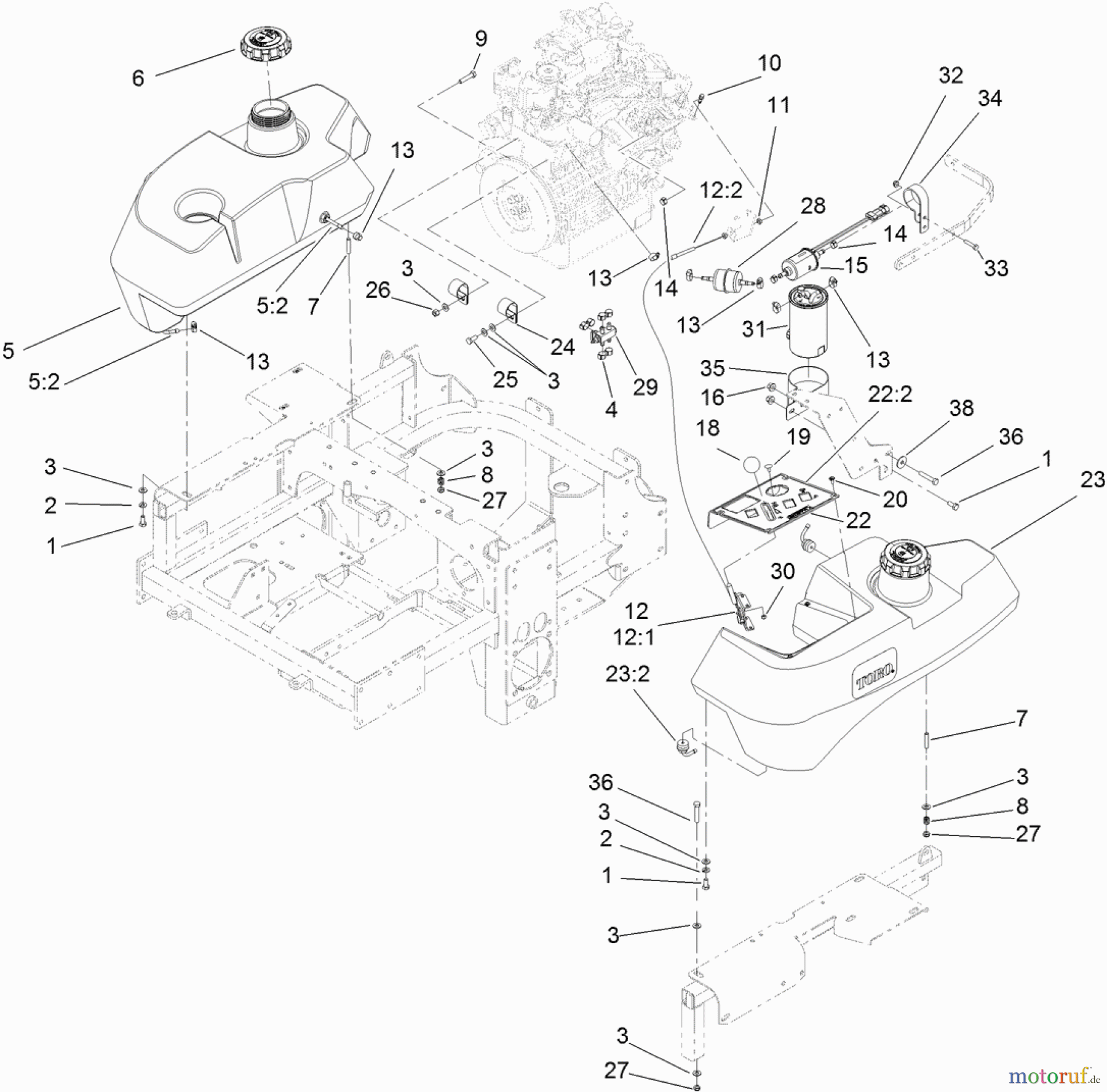  Zerto-Turn Mäher 74279TE - Toro Z Master Riding Mower, 52