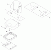 Zerto-Turn Mäher 74279TE - Toro Z Master Riding Mower, 52" Rear Discharge Deck (SN: 313000001 - 313999999) (2013) Ersatzteile SEAT ASSEMBLY NO. 125-3107