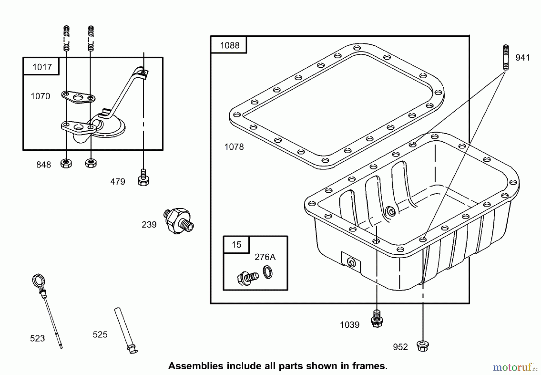  Zerto-Turn Mäher 74280TE (Z597-D) - Toro Z Master Mower, 62 Rear Discharge Deck (SN: 270000001 - 270999999) (2007) OIL PAN ASSEMBLY