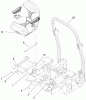 Zerto-Turn Mäher 74280TE (Z597-D) - Toro Z Master Mower, 62 Rear Discharge Deck (SN: 270000001 - 270999999) (2007) Ersatzteile SEAT AND ROLL-OVER PROTECTION SYSTEM ASSEMBLY