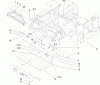 Zerto-Turn Mäher 74281TE (Z597-D) - Toro Z Master Mower, 72 Rear Discharge Deck (SN: 260000001 - 260999999) (2006) Ersatzteile MAIN FRAME, CONSOLE AND FLOOR PAN ASSEMBLY
