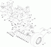 Zerto-Turn Mäher 74281TE (Z597-D) - Toro Z Master Mower, 72 Rear Discharge Deck (SN: 270000001 - 270000300) (2007) Ersatzteile WHEEL AND BRAKE ASSEMBLY