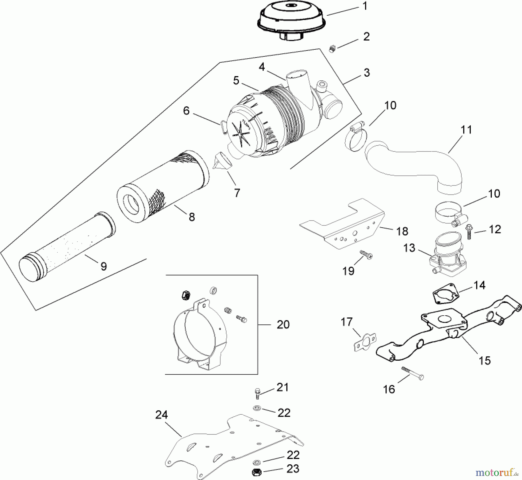  Zerto-Turn Mäher 74282 (Z550) - Toro Z Master Mower, 52