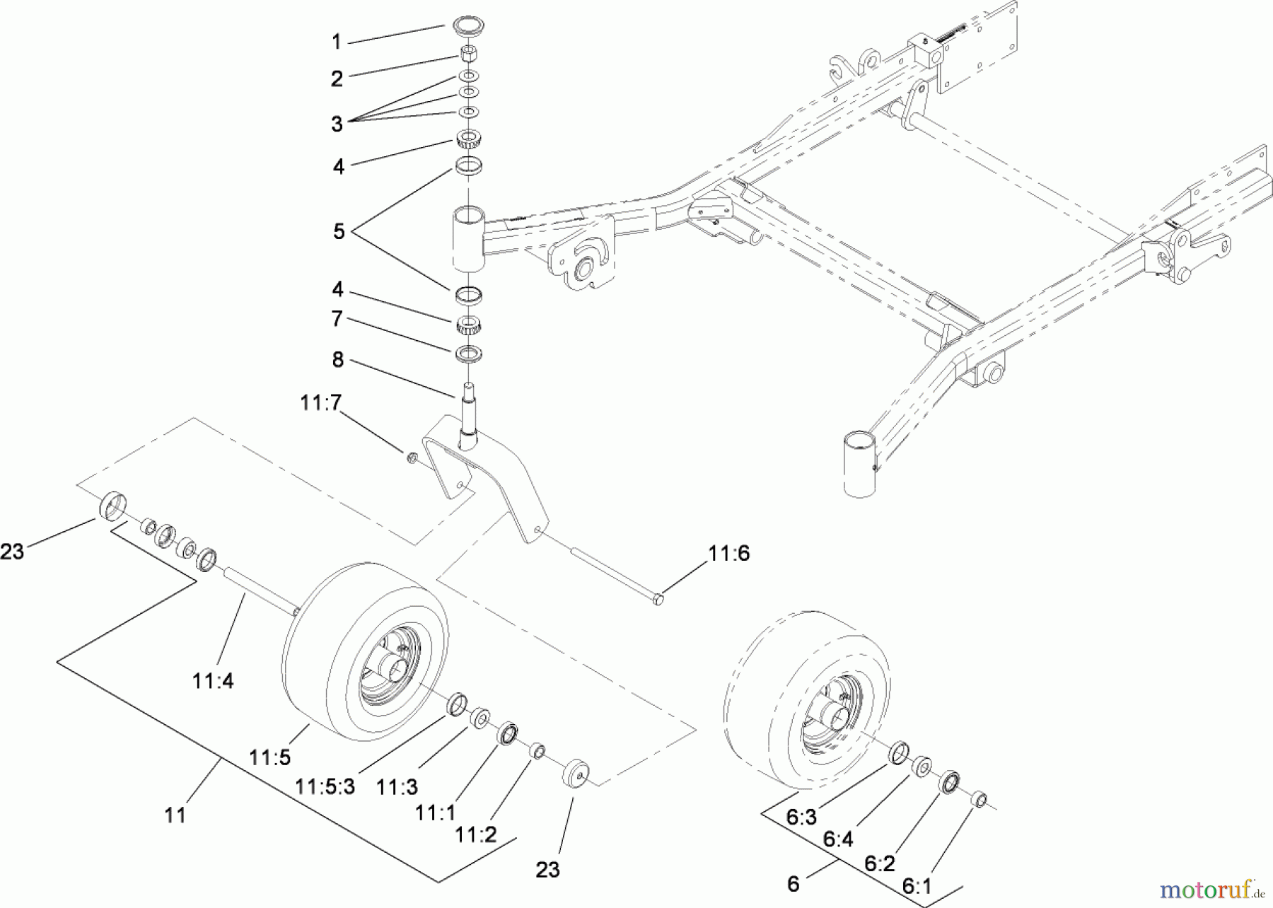  Zerto-Turn Mäher 74282 (Z550) - Toro Z Master Mower, 52