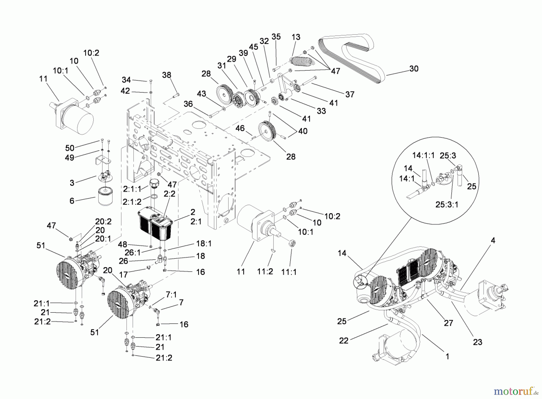  Zerto-Turn Mäher 74282 (Z550) - Toro Z Master Mower, 52