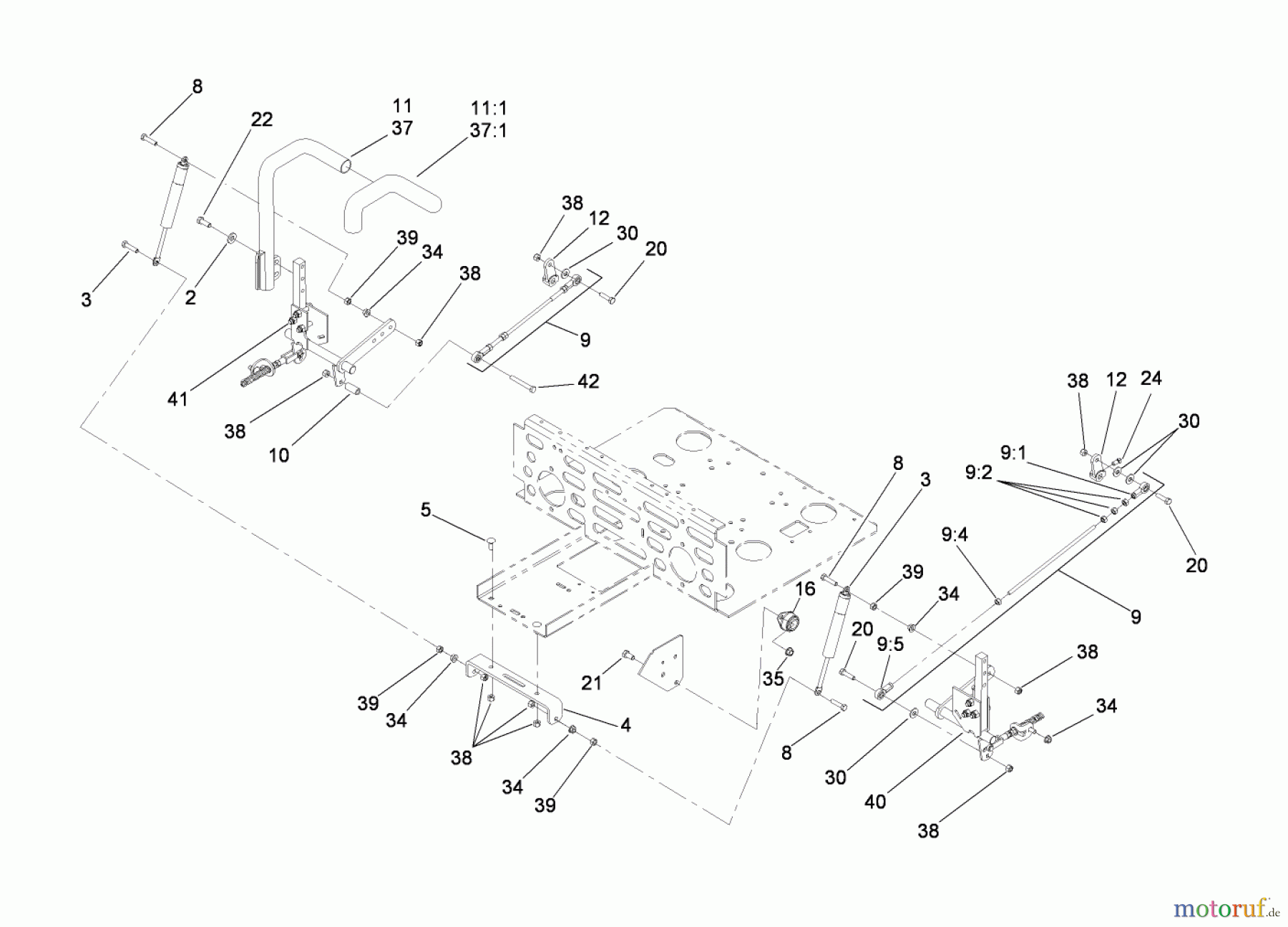  Zerto-Turn Mäher 74284 (Z550) - Toro Z Master Mower, 72