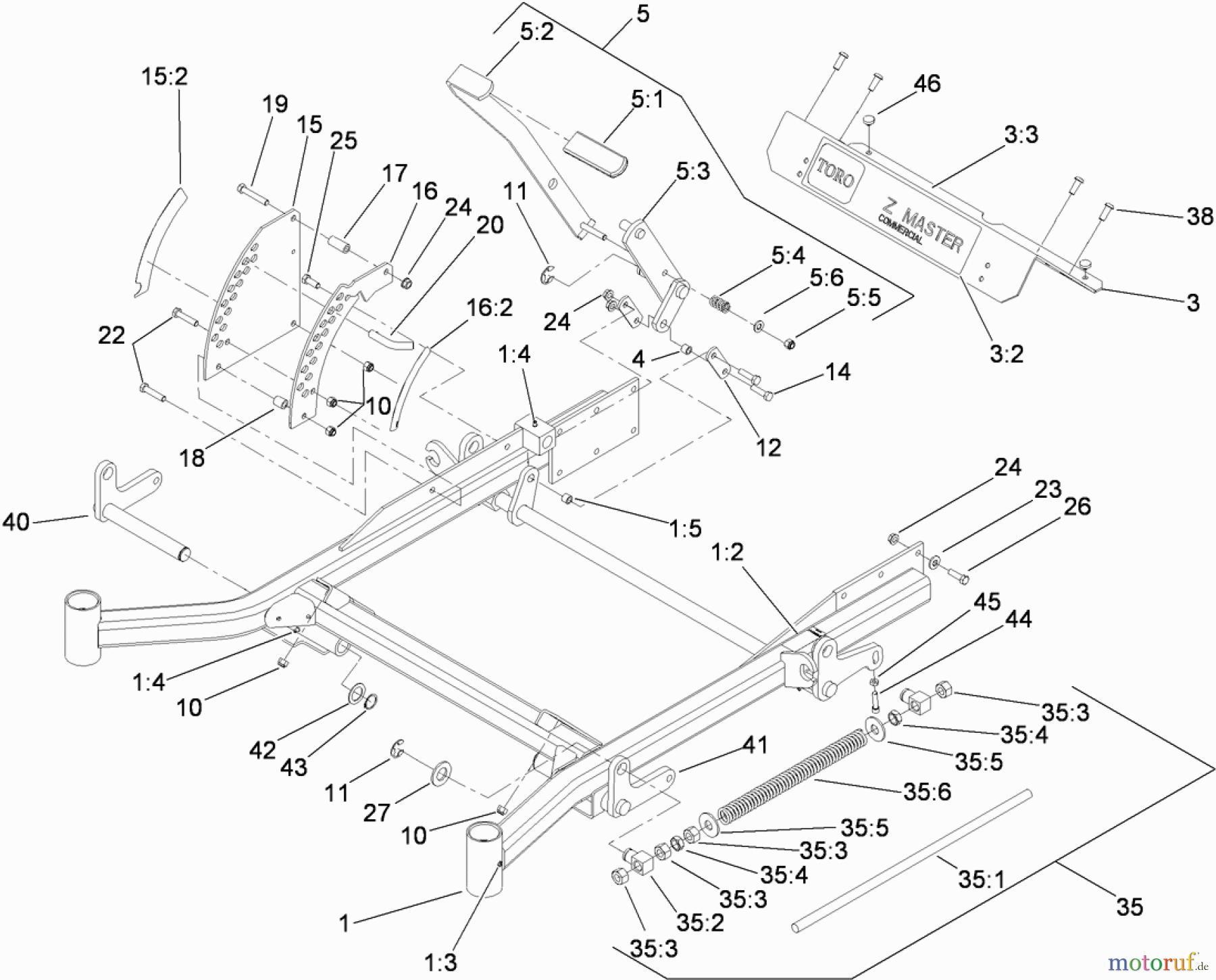  Zerto-Turn Mäher 74292 (Z500) - Toro Z Master Mower, 60