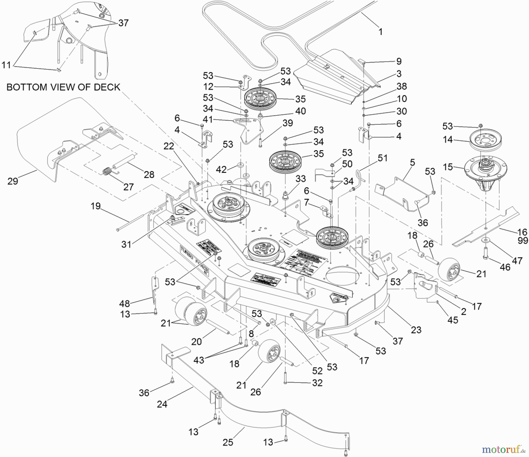  Zerto-Turn Mäher 74295 (Z500) - Toro Z Master Mower, 52