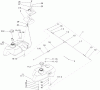 Zerto-Turn Mäher 74295 (Z500) - Toro Z Master Mower, 52" TURBO FORCE Side Discharge Deck (SN: 311000001 - 311999999) (2011) Ersatzteile FUEL SYSTEM ASSEMBLY