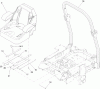 Zerto-Turn Mäher 74295 (Z500) - Toro Z Master Mower, 52" TURBO FORCE Side Discharge Deck (SN: 311000001 - 311999999) (2011) Ersatzteile SEAT AND ROLL-OVER PROTECTION SYSTEM ASSEMBLY