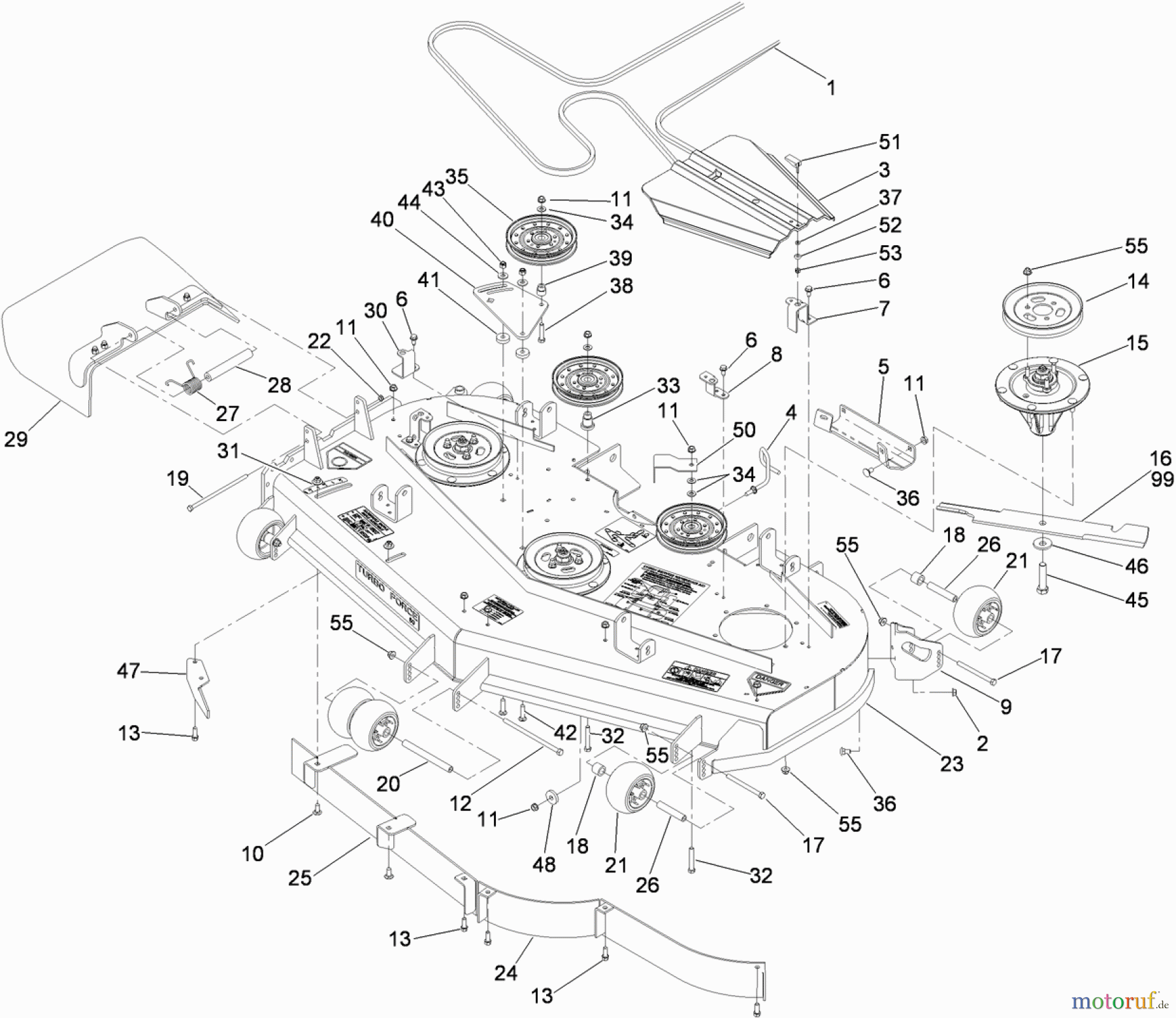  Zerto-Turn Mäher 74296 (Z500) - Toro Z Master Mower, 60