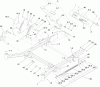 Zerto-Turn Mäher 74297 (Z500) - Toro Z Master Mower, 72" TURBO FORCE Side Discharge Deck (SN: 311000001 - 311999999) (2011) Ersatzteile FRONT FRAME ASSEMBLY