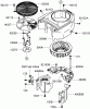 Zerto-Turn Mäher 74408 (Z334) - Toro Z Master Mower, 34" 7-Gauge Side Discharge Deck (SN: 270000701 - 270999999) (2007) Ersatzteile COOLING EQUIPMENT ASSEMBLY KAWASAKI FH580V-AS40-R