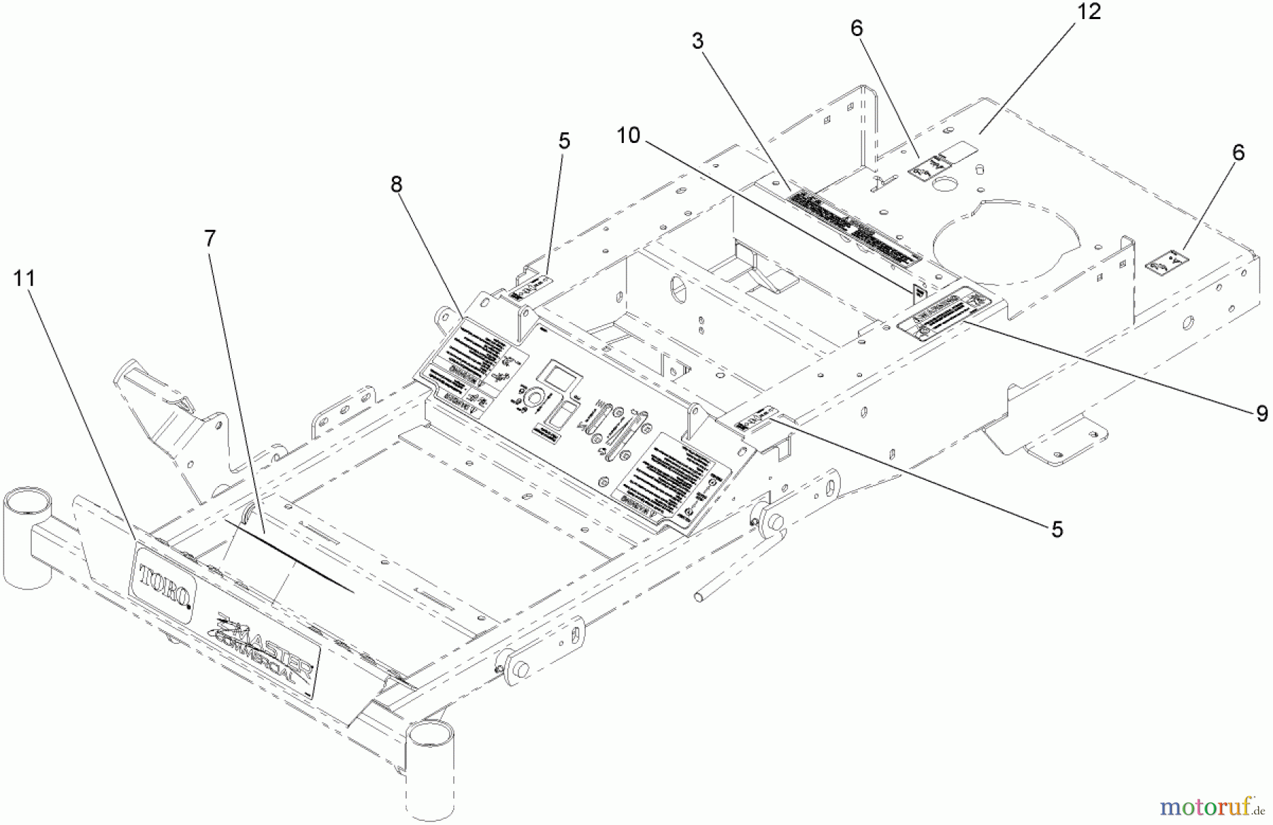  Zerto-Turn Mäher 74408CP (Z300) - Toro Z Master Mower, 34