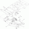 Zerto-Turn Mäher 74408 (Z334) - Toro Z Master Mower, 34" 7-Gauge Side Discharge Deck (SN: 270000001 - 270000700) (2007) Ersatzteile DECK CONNECTION ASSEMBLY