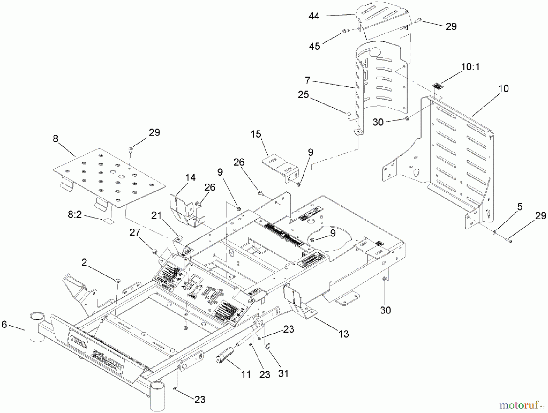  Zerto-Turn Mäher 74408 (Z334) - Toro Z Master Mower, 34