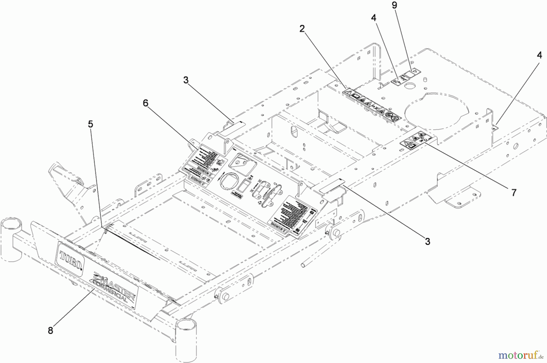  Zerto-Turn Mäher 74408CP (Z300) - Toro Z Master Mower, 34