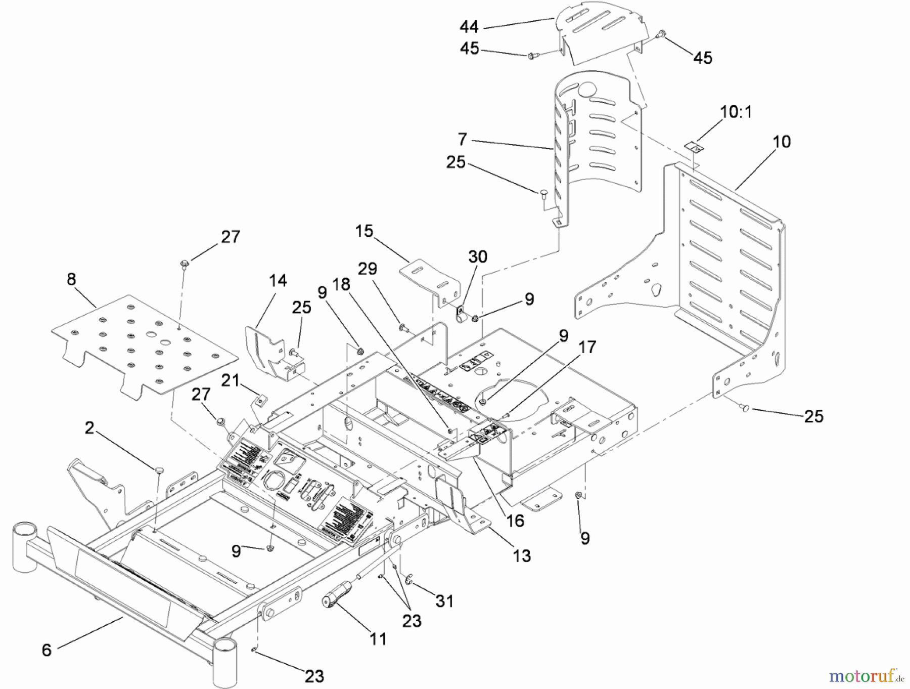  Zerto-Turn Mäher 74408CP (Z300) - Toro Z Master Mower, 34