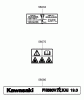Zerto-Turn Mäher 74408TE (Z334) - Toro Z Master Mower, 86cm 7-Gauge Side Discharge Deck (SN: 270000001 - 270000700) (2007) Ersatzteile LABEL ASSEMBLY KAWASAKI FH580V-AS50-R
