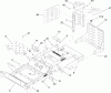 Zerto-Turn Mäher 74409TE (Z340) - Toro Z Master Mower, 102cm 7-Gauge Side Discharge Deck (SN: 270000701 - 270999999) (2007) Ersatzteile FRAME ASSEMBLY