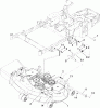 Zerto-Turn Mäher 74411 (Z149) - Toro Z Master Mower, 44" SFS Side Discharge Deck (SN: 250000001 - 250999999) (2005) Ersatzteile DECK CONNECTION ASSEMBLY