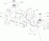 Zerto-Turn Mäher 74411 (Z149) - Toro Z Master Mower, 44" SFS Side Discharge Deck (SN: 250000001 - 250999999) (2005) Ersatzteile FUEL SYSTEM ASSEMBLY