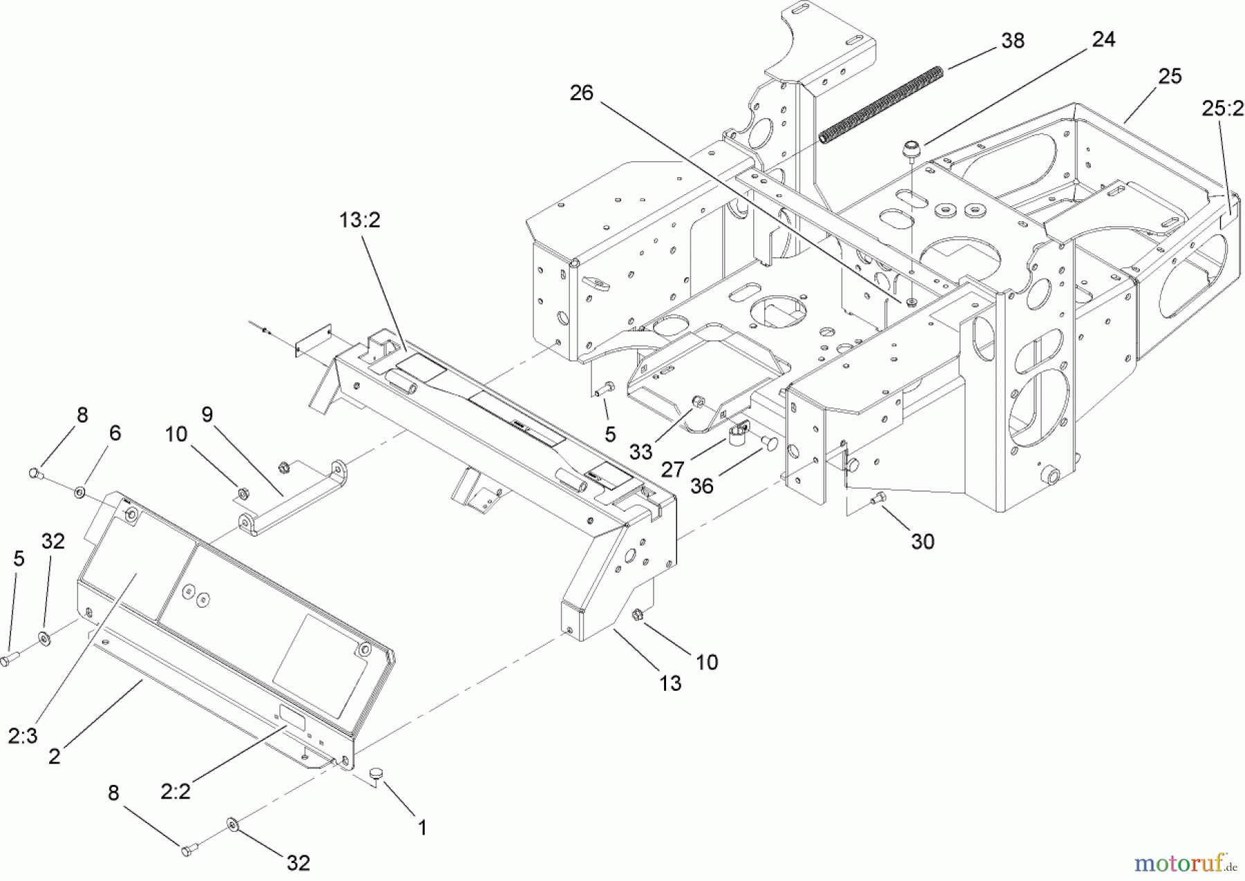  Zerto-Turn Mäher 74411 (Z149) - Toro Z Master Mower, 44