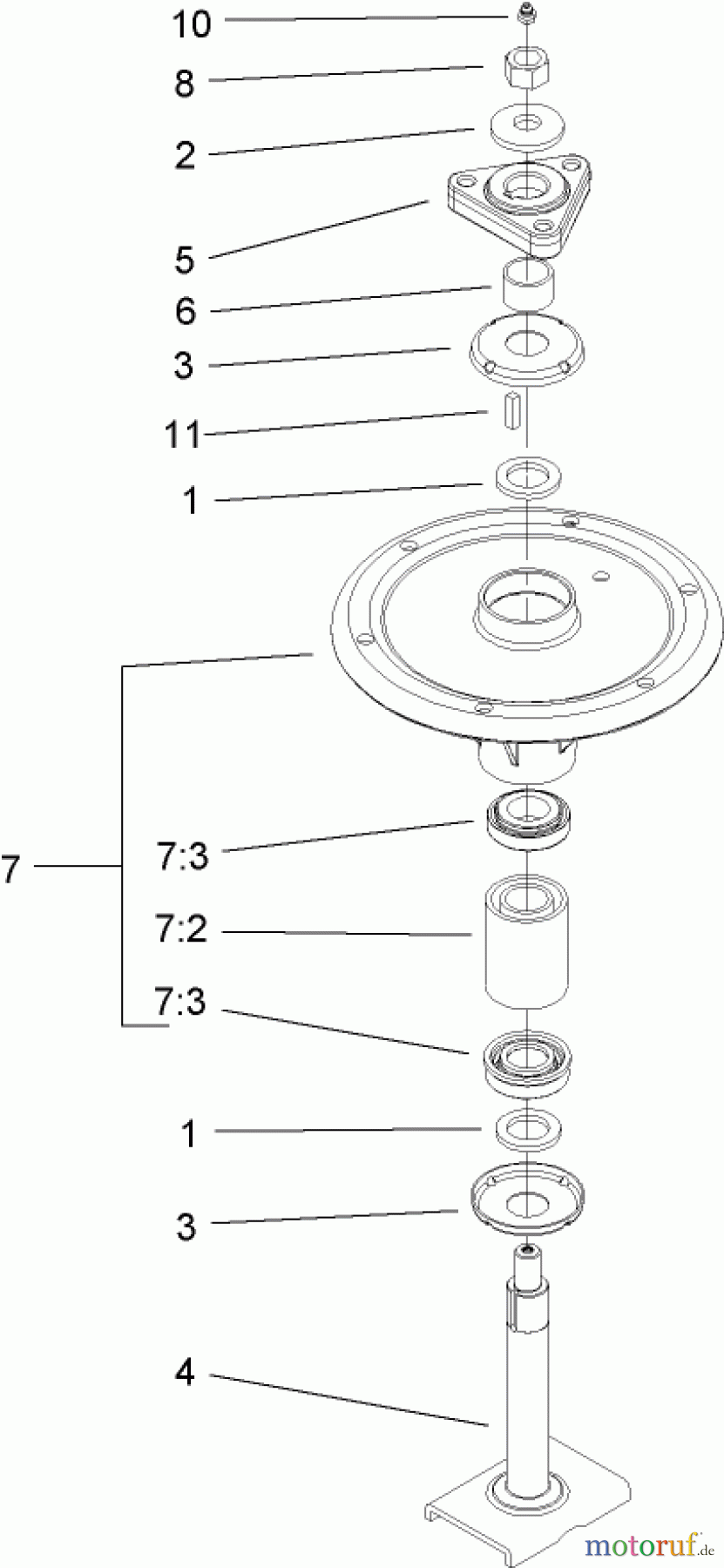  Zerto-Turn Mäher 74411 (Z149) - Toro Z Master Mower, 44