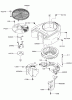 Zerto-Turn Mäher 74411TE (Z149) - Toro Z Master Mower, 112cm SFS Side Discharge Deck (SN: 260000001 - 260999999) (2006) Ersatzteile COOLING EQUIPMENT ASSEMBLY  KAWASAKI FH580V AS29