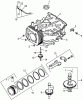 Zerto-Turn Mäher 74412 (Z400) - Toro Z Master Mower, 48" 7-Gauge Side Discharge Deck (SN: 250000001 - 250005000) (2005) Ersatzteile CRANKCASE ASSEMBLY KOHLER CV493S 27528