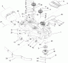 Zerto-Turn Mäher 74412 (Z400) - Toro Z Master Mower, 48" 7-Gauge Side Discharge Deck (SN: 250000001 - 250005000) (2005) Ersatzteile DECK ASSEMBLY NO. 107-1667