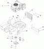 Zerto-Turn Mäher 74412 (Z400) - Toro Z Master Mower, 48" 7-Gauge Side Discharge Deck (SN: 250000001 - 250005000) (2005) Ersatzteile ENGINE, CLUTCH AND MUFFLER ASSEMBLY