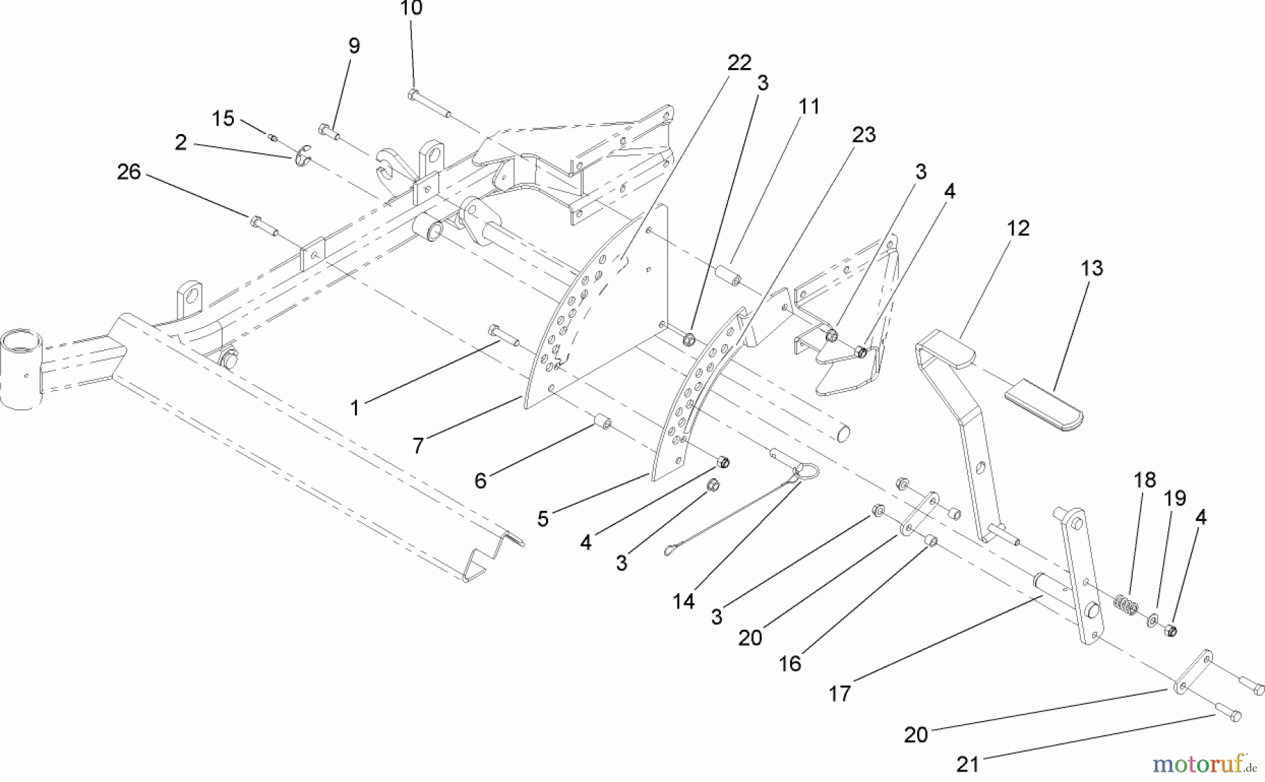  Zerto-Turn Mäher 74413 (Z449) - Toro Z Master Mower, 48