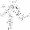 Zerto-Turn Mäher 74414 (Z450) - Toro Z Master Mower, 52" TURBO FORCE Side Discharge Deck (SN: 250005001 - 250999999) (2005) Ersatzteile AIR INTAKE / FILTRATION ASSEMBLY KOHLER CV20S-65601