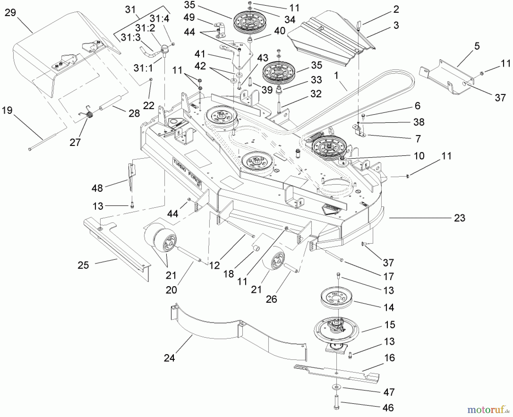  Zerto-Turn Mäher 74414 (Z450) - Toro Z Master Mower, 52