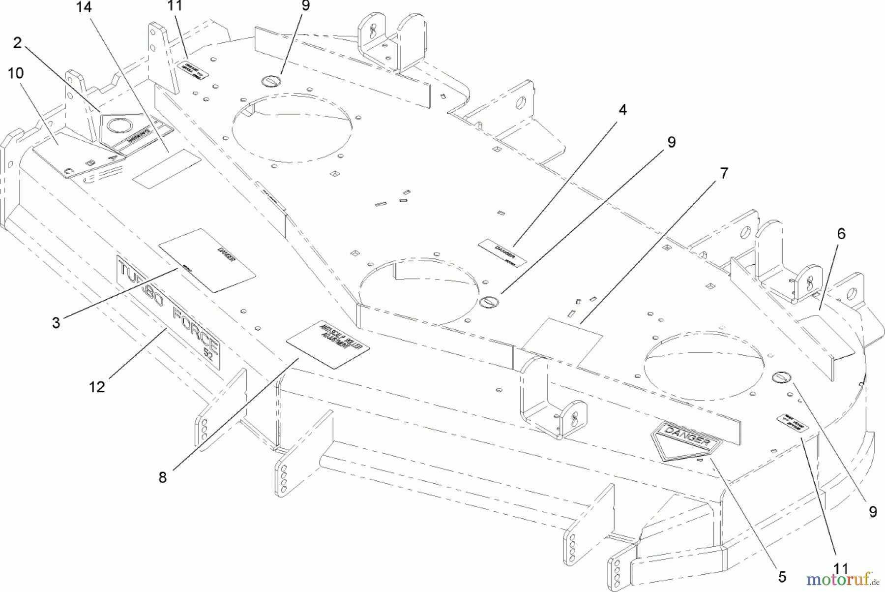  Zerto-Turn Mäher 74414 (Z450) - Toro Z Master Mower, 52