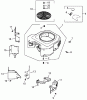 Zerto-Turn Mäher 74414 (Z450) - Toro Z Master Mower, 52" TURBO FORCE Side Discharge Deck (SN: 250005001 - 250999999) (2005) Ersatzteile LOWER HOUSING ASSEMBLY KOHLER CV20S-65601