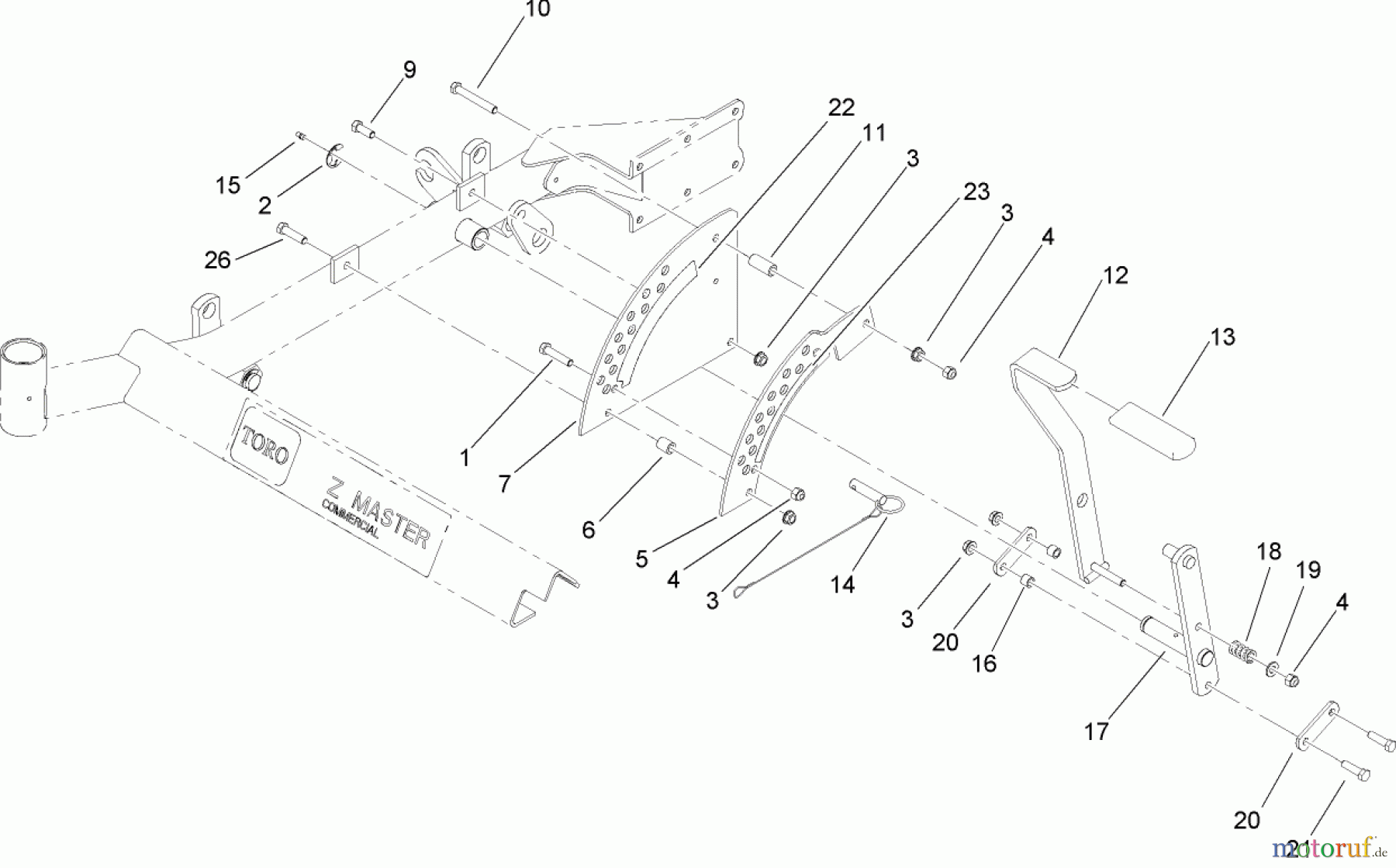  Zerto-Turn Mäher 74414 (Z450) - Toro Z Master Mower, 52