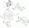 Zerto-Turn Mäher 74416 (Z450) - Toro Z Master Mower, 52" TURBO FORCE Side Discharge Deck (SN: 280000001 - 280999999) (2008) Ersatzteile ENGINE, CLUTCH AND MUFFLER ASSEMBLY