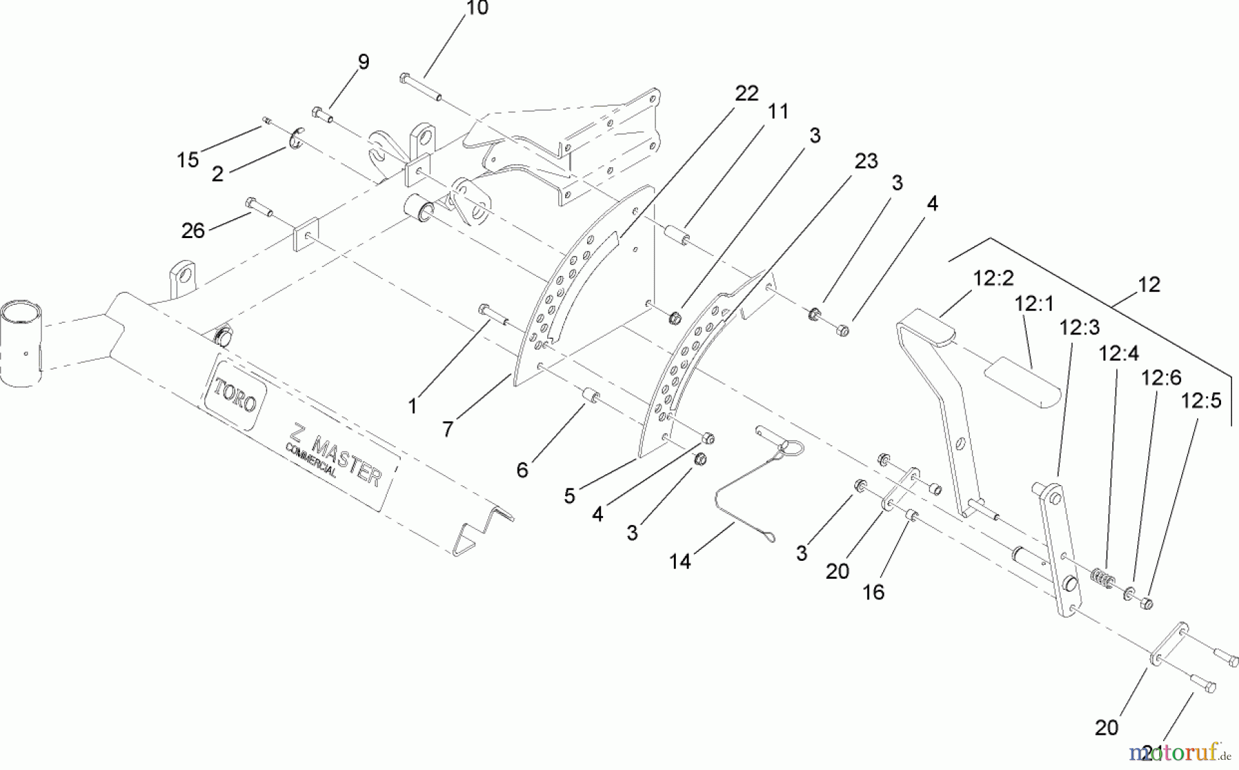  Zerto-Turn Mäher 74416 (Z450) - Toro Z Master Mower, 52