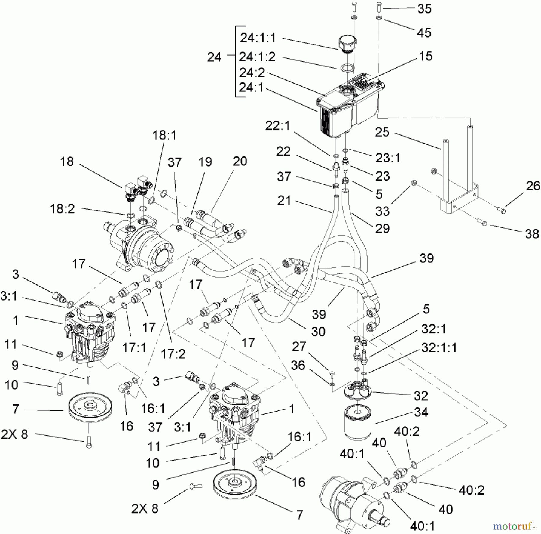  Zerto-Turn Mäher 74416 (Z450) - Toro Z Master Mower, 52