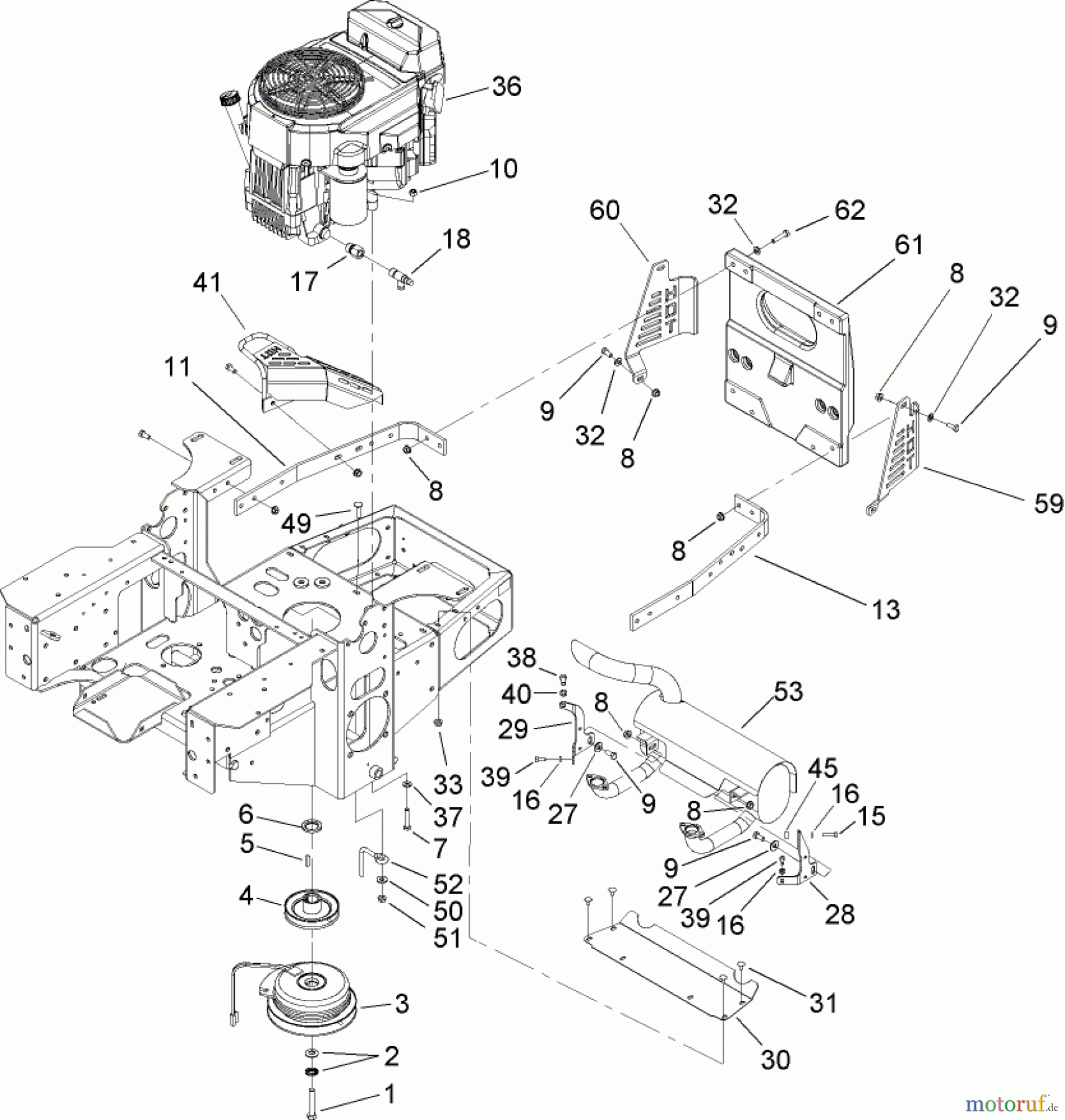  Zerto-Turn Mäher 74416 (Z453) - Toro Z Master Mower, 52