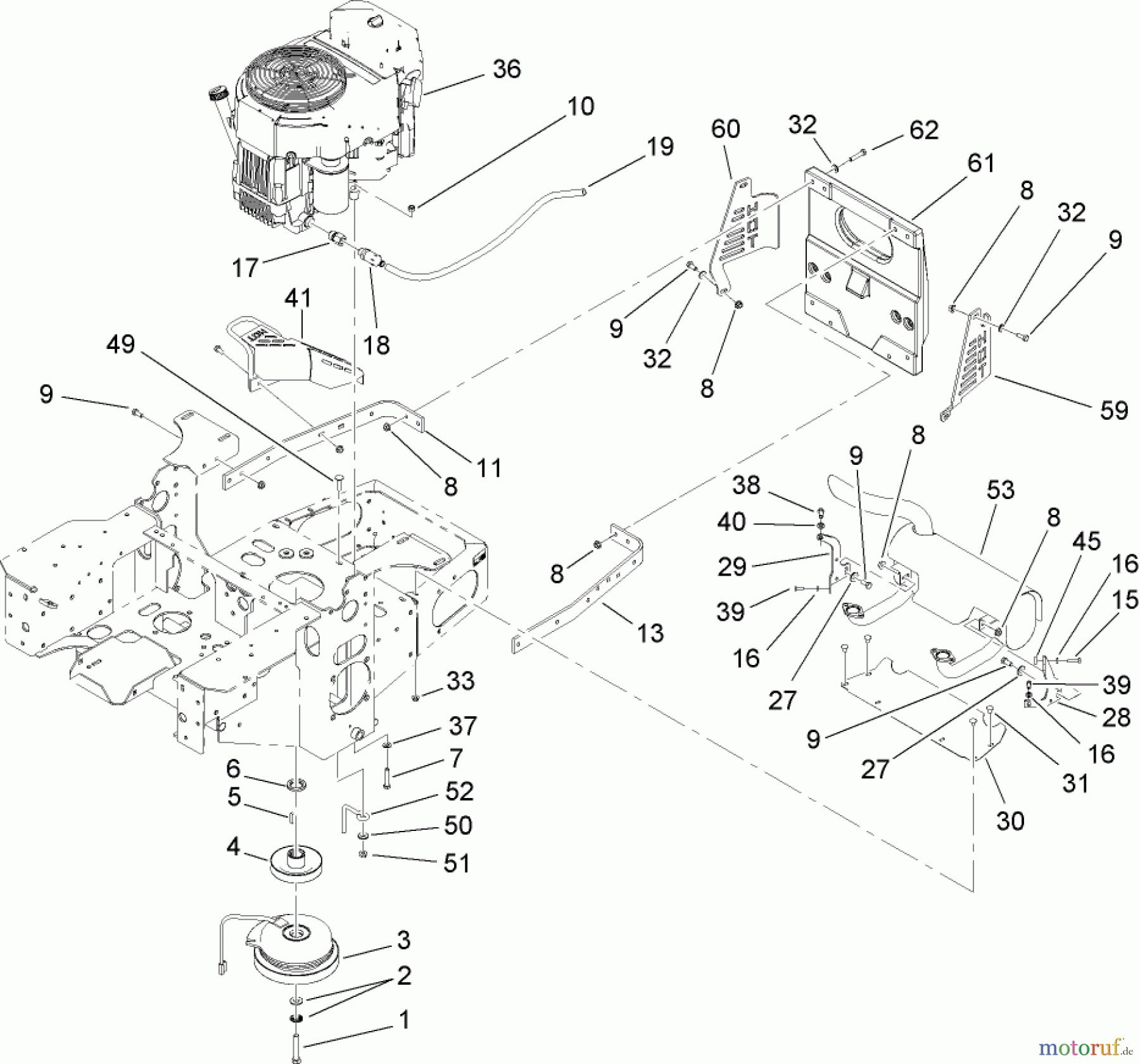  Zerto-Turn Mäher 74416 (Z453) - Toro Z Master Mower, 52