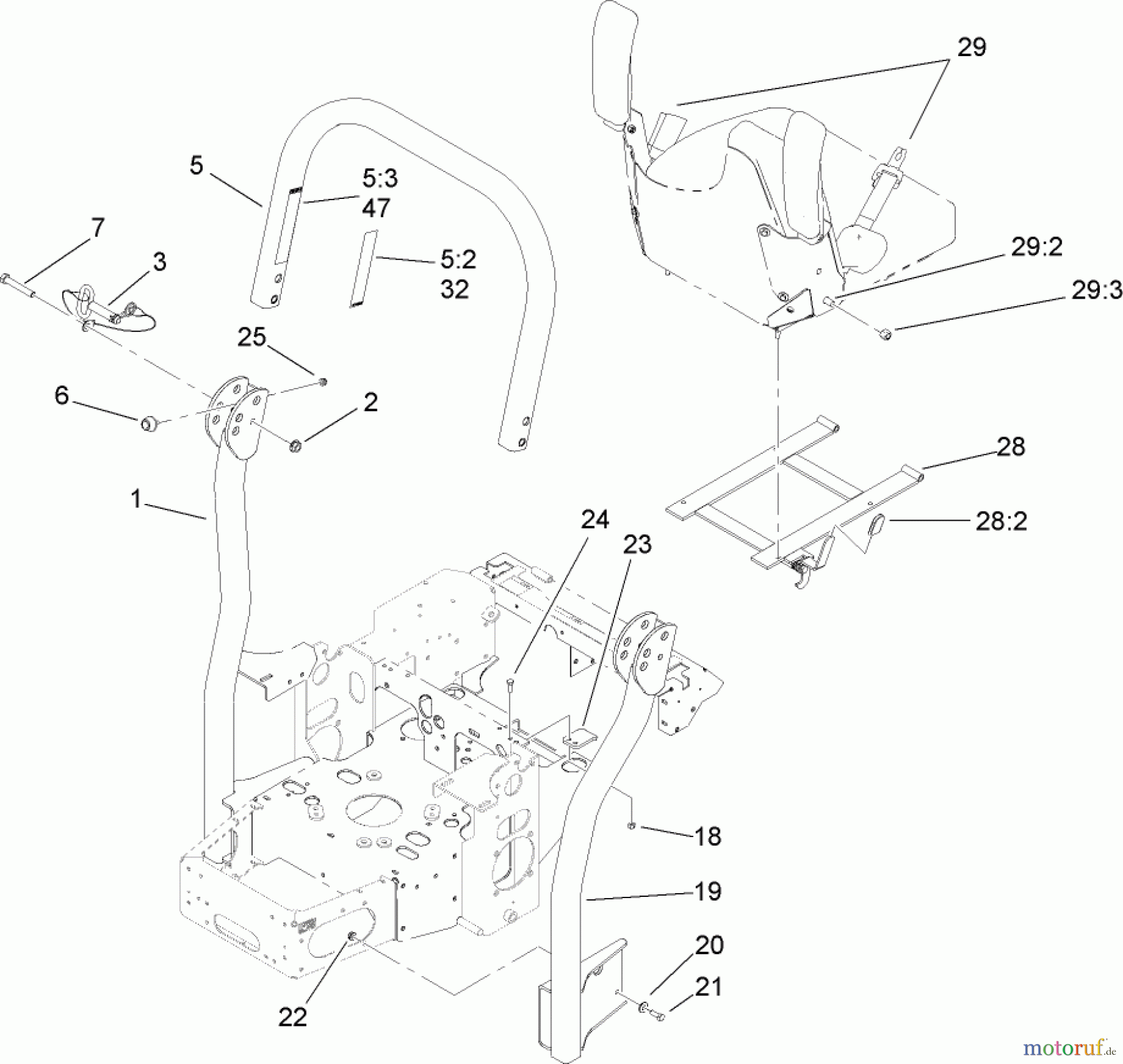  Zerto-Turn Mäher 74416CP (Z450) - Toro Z Master Mower, 52